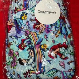Showstoppers Bamboo Kiss the Girl Standard Size Crib Sheet NWT Ariel Mermaid